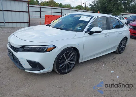 2022 Honda Civic Touring из США, поврежденный, VIN 2HGFE1F98NH301921